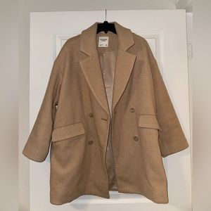 Abercrombie Short Wool-Blend Coat size small petite